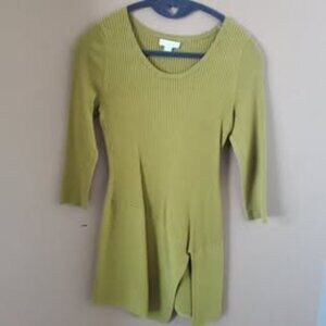 Sweater: New York and Company -Long Sleeve Long Tunic